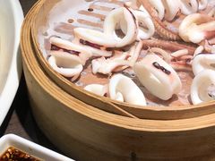 竹笼蒸鲜鱿-乔街深夜食堂·台州菜·高压锅生蚝(杭州总店)