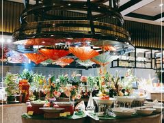 自助取餐区-烟台中泽华羿铂尔曼酒店·汇·全日餐厅·高空海景自助