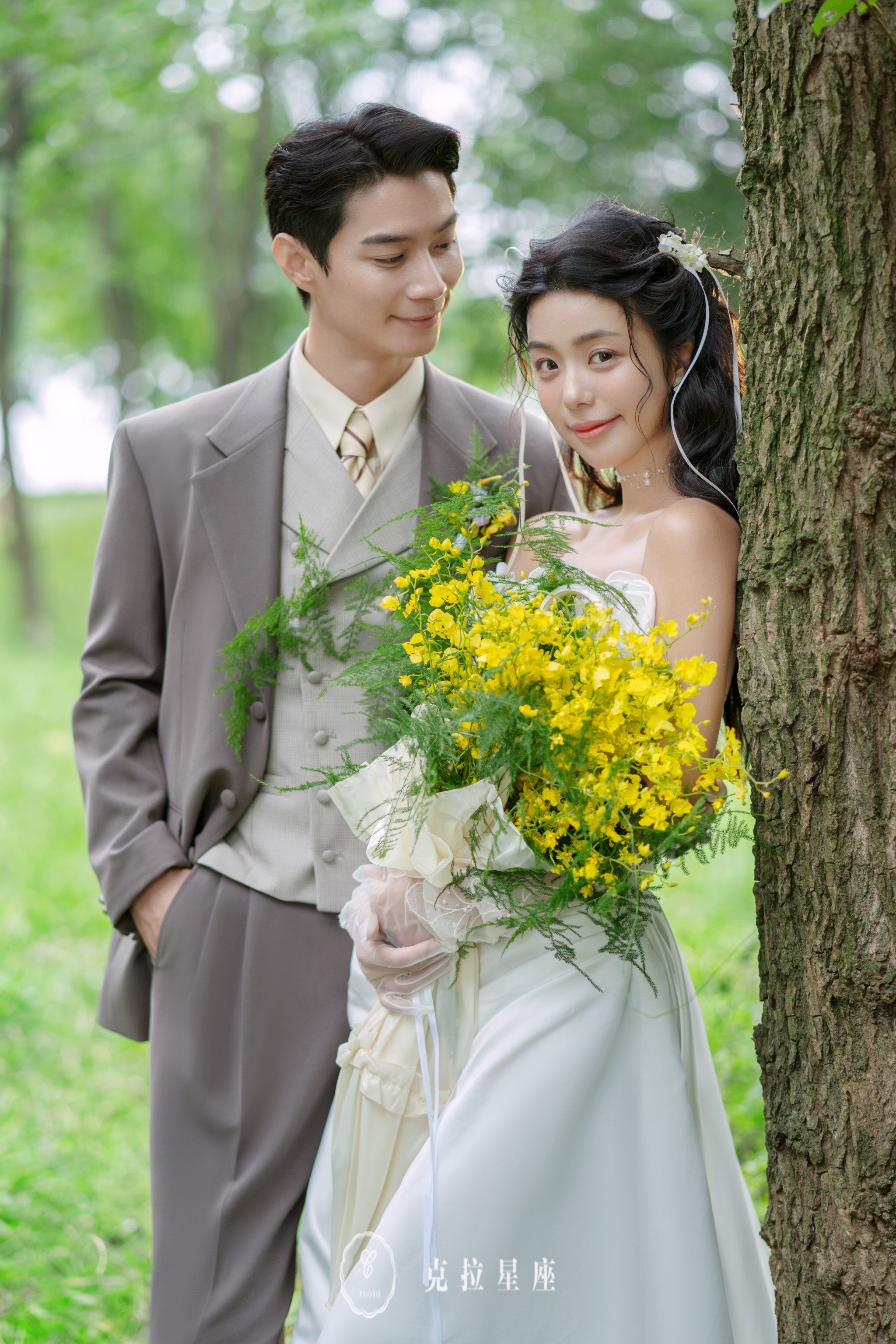 珠海婚纱照小清新森系