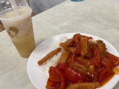 番茄猪扒饭-好好滋味茶餐厅