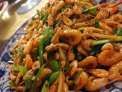 韭菜炒河虾-生态苑农庄(十里画廊遇龙河店)