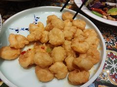 鸭蛋黄焗虾仁-宝轩渔府·老字号海鲜·正宗津菜(水上店)