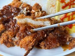 炸猪排蛋包饭-米笑情(韩乐坊店)