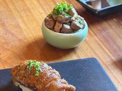火炙脑花寿司-昊·来了寿司(台湾街店)