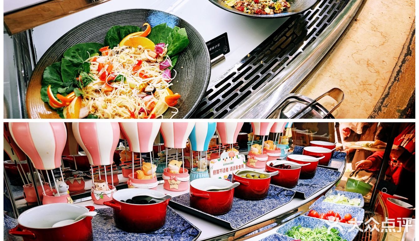 近300个餐位，结账都需要排队的热带丛林主题自助餐