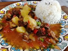 -歹歹的加个面过油肉拌面