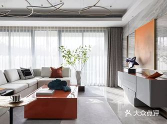 185㎡现代轻奢，以鲜艳活力的搭配为主，带来一种时尚高级的华
