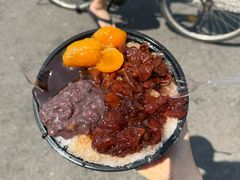 老味杏肉红豆刨冰-小胖老味刨冰