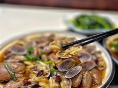 葱姜炒花蛤-鑫悦楼煎蟹·16年海鲜大排档
