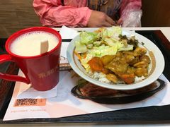 咖喱鸡肉饭套餐-永和大王(军博店)