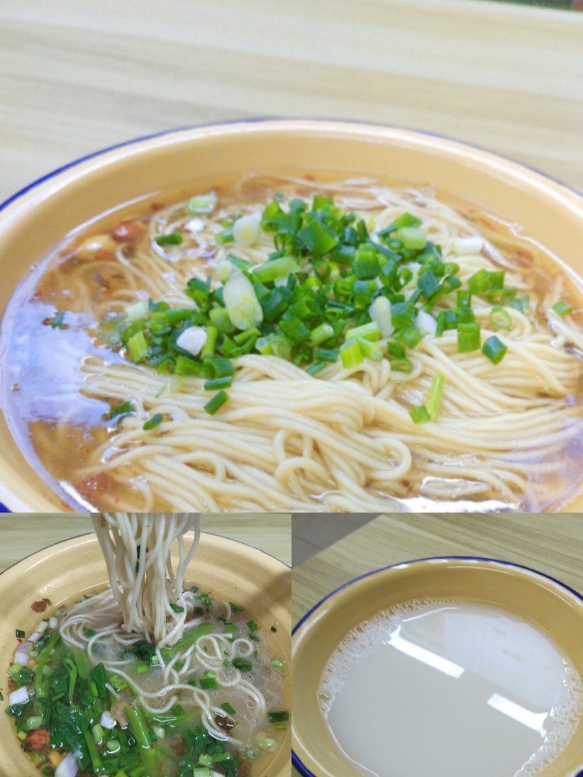 清汤小面猪油味香