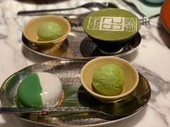 龙井提拉米苏配绿茶冰淇淋-湖滨28中餐厅·西湖宴·杭州君悦酒店