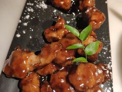 雪花糖醋里脊-绿茶餐厅(松江万达店)