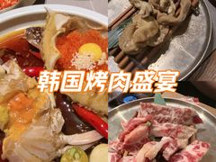 -草家酱蟹炭火烤肉店(珲春南路一店)
