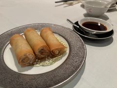 竹笙素春卷-香港喜来登酒店天宝阁