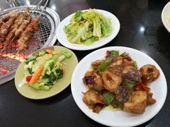 尖椒炒肥肠-瑞杰烧烤店·24小时营业(山东路店)