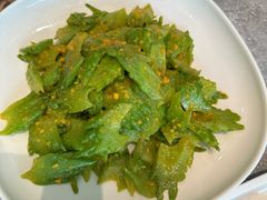 咸蛋黄焗苦瓜-高玛纳驴肉火烧(河间总店)