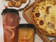 德式烤肠披萨-烁先生披萨·儿童餐下午茶(河南岸店)