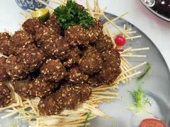 老北京干炸丸子-大眼锅贴水饺(河东店)