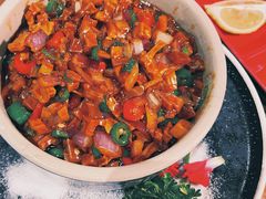 传统黑三剁配薄饼-雀舞云南菜(天津天河城购物中心店)