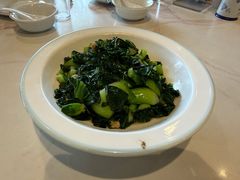 青菜炒油渣-壹只菜·崇明本地特色菜(崇明南门店)