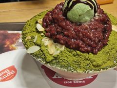 绿茶红豆雪冰-劳顶笨咖啡(丽水宜家店)