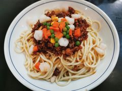 虾仁炸酱面-奎元馆.百年奎元.非遗传承(西湖边的解放路店)