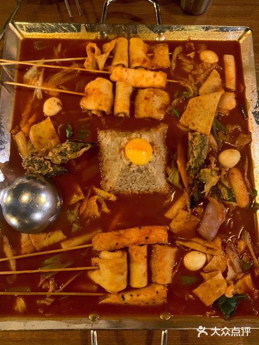 包装马车·韩国料理·포장마차鱼饼火山炒年糕图片