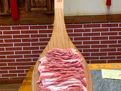 手切羊腿肉-南门四季铜锅涮肉(左家庄店)