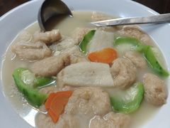 鲜竹笙鱼腐浸胜瓜-朕悦鹧鸪饭私房菜