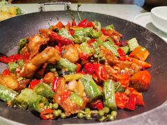 青椒干锅牛蛙-大榕树下顺德菜(融创茂店)