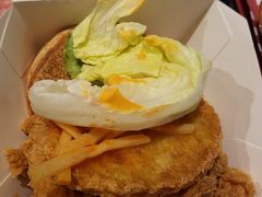 藤椒嫩笋鸡腿双层堡-肯德基(珍珠店)