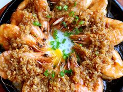 铁板蒜香海虾-地方名吃海鲜大馅蒸饺(北戴河店)