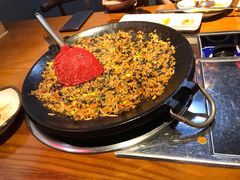 铁板炒饭-红辣椒八爪鱼特色韩国料理