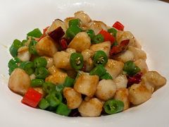 干椒炒鲜瑶柱-东莱海上(长宁来福士店)