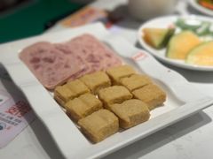 午餐肉拼夹心鱼豆腐-金华砂锅筒骨砂锅夜宵(临平店)