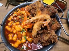 必点炸鸡翅配年糕-HOTISLAND海鸡岛·韩国料理(江南西店)