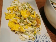 茉莉花炒鸡蛋-云海肴·汽锅鸡·云南菜(天山百盛优客店)