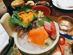 三文鱼刺身-九洲喜来登酒店湖月日餐厅