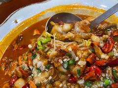 水煮牛蛙-利杨记·本味轩粥坊·烧烤(宝体店)