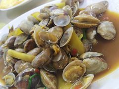 姜葱炒花甲-明记海鲜大排档(巽寮湾店)