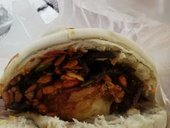 蛋菜夹馍-老马家马蓉蛋菜夹馍·腊牛肉夹馍(回民街店)