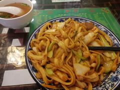 牛肉炒刀削面-河州春清真西北特色美食(虎踞路店)