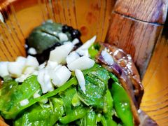 皮蛋青椒擂茄子-费大厨辣椒炒肉(皇庭广场店)