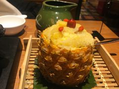 青柠檬拌鲜菠萝-云海肴·汽锅鸡·云南菜(天山百盛优客店)