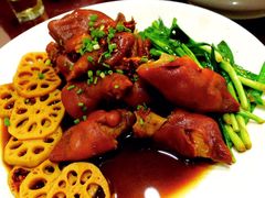 藕片炖猪脚-何氏排骨(左家塘店)
