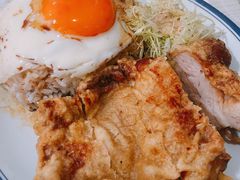 生炸鸡腿蛋饭-食运茶餐厅(文化宫店)