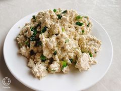 小葱拌豆腐-天源渔港农庄