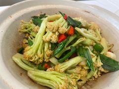 生炒有机菜花-月福京味斋·烤鸭店·北京菜(鼓楼总店)