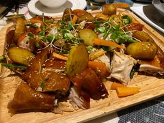 果木炙烤亚麻籽文昌鸡-花舍·新派粤菜·西餐·下午茶(亚运村·鸟巢店)